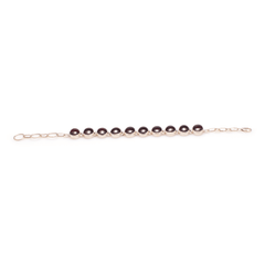 Armband Granat rot in Silber