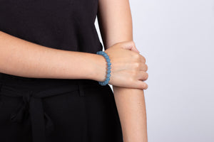 Armband Calcit blau #135
