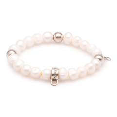 Armband Perlen mit Silber