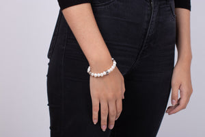 Armband Perlen mit Silber #143