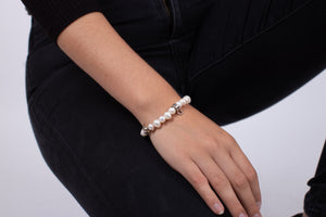 Armband Perlen mit Silber #143