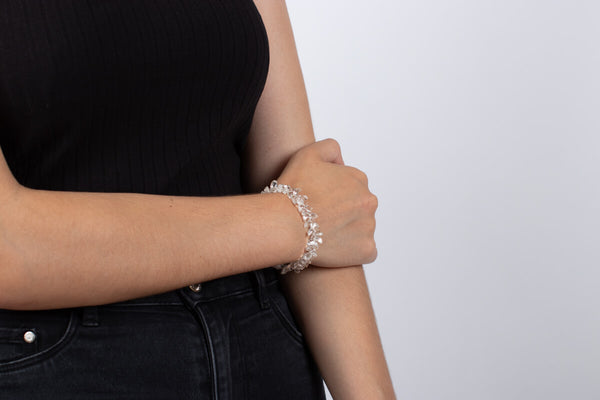 Armband Bergkristall #157
