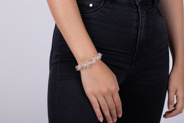 Armband Bergkristall #157