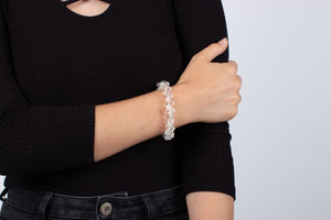 Armband Bergkristall #158
