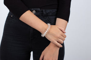 Armband Bergkristall #158