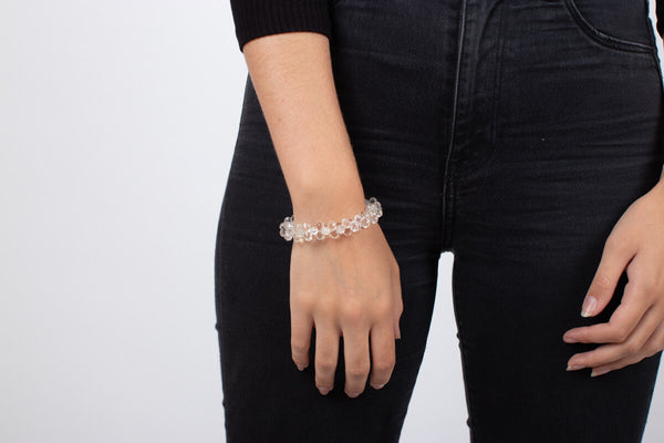 Armband Bergkristall #158