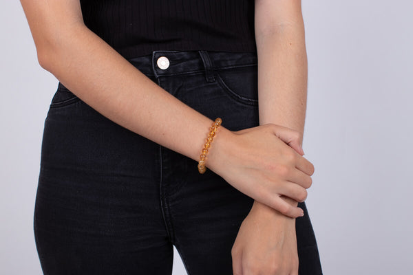 Armband Citrin #163