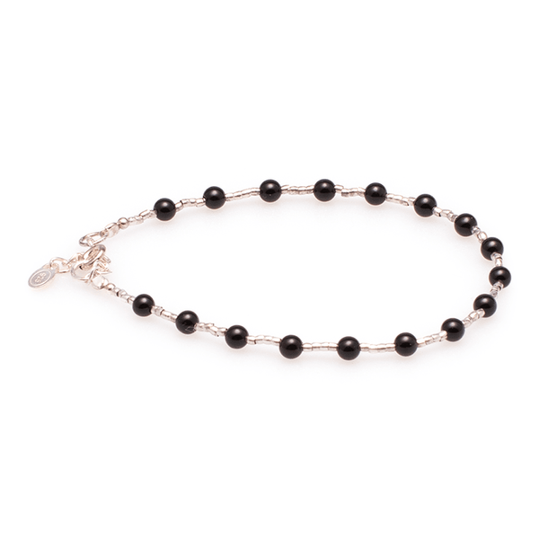 Armband Onyx mit Silber #175