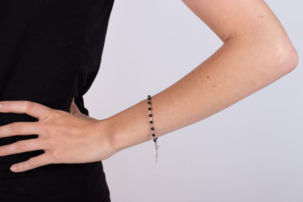Armband Onyx mit Silber #175