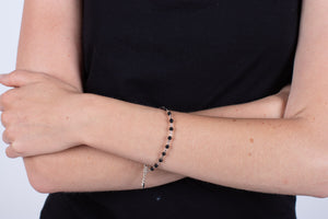 Armband Onyx mit Silber #175