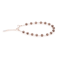 Armband Rauchquarz mit Silber