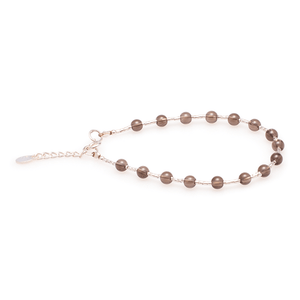 Armband Rauchquarz mit Silber #176