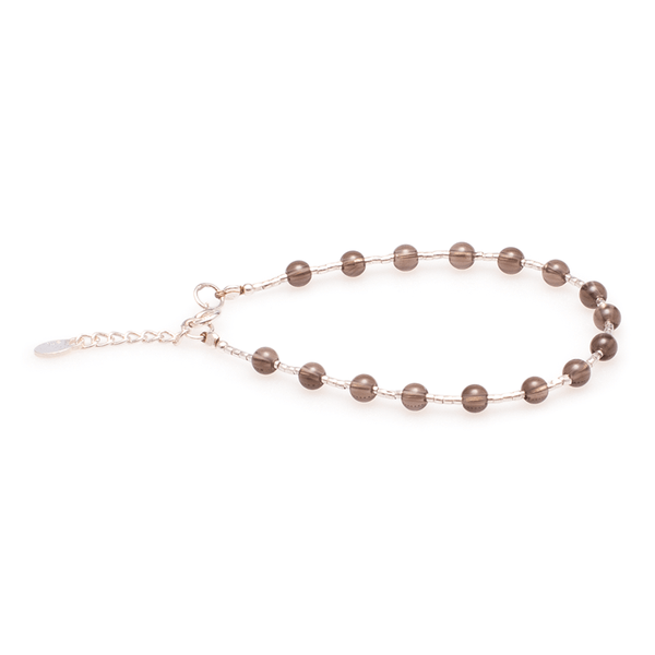 Armband Rauchquarz mit Silber #176