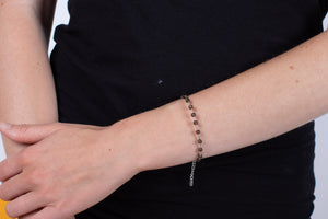 Armband Rauchquarz mit Silber #176