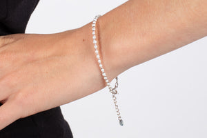 Armband Perlen mit Silber #180