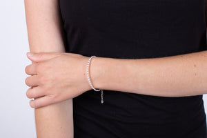Armband Perlen mit Silber #180
