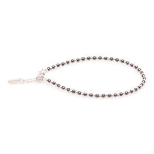 Armband Hämatit mit Silber #182