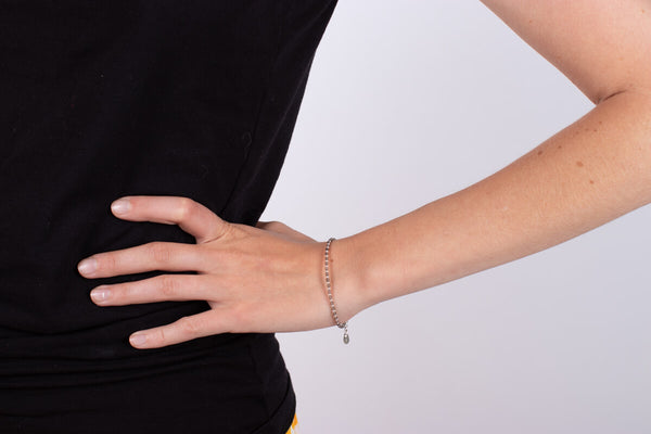 Armband Rauchquarz mit Silber #183