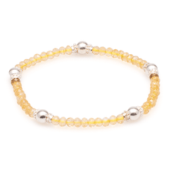 Armband Citrin mit Silber