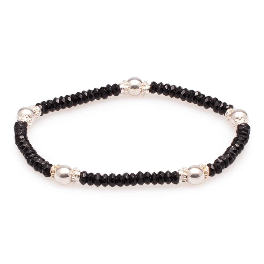 Armband Onyx mit Silber #189
