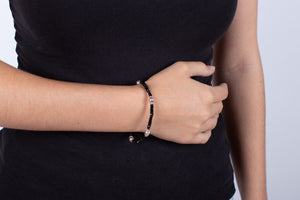 Armband Onyx mit Silber #189