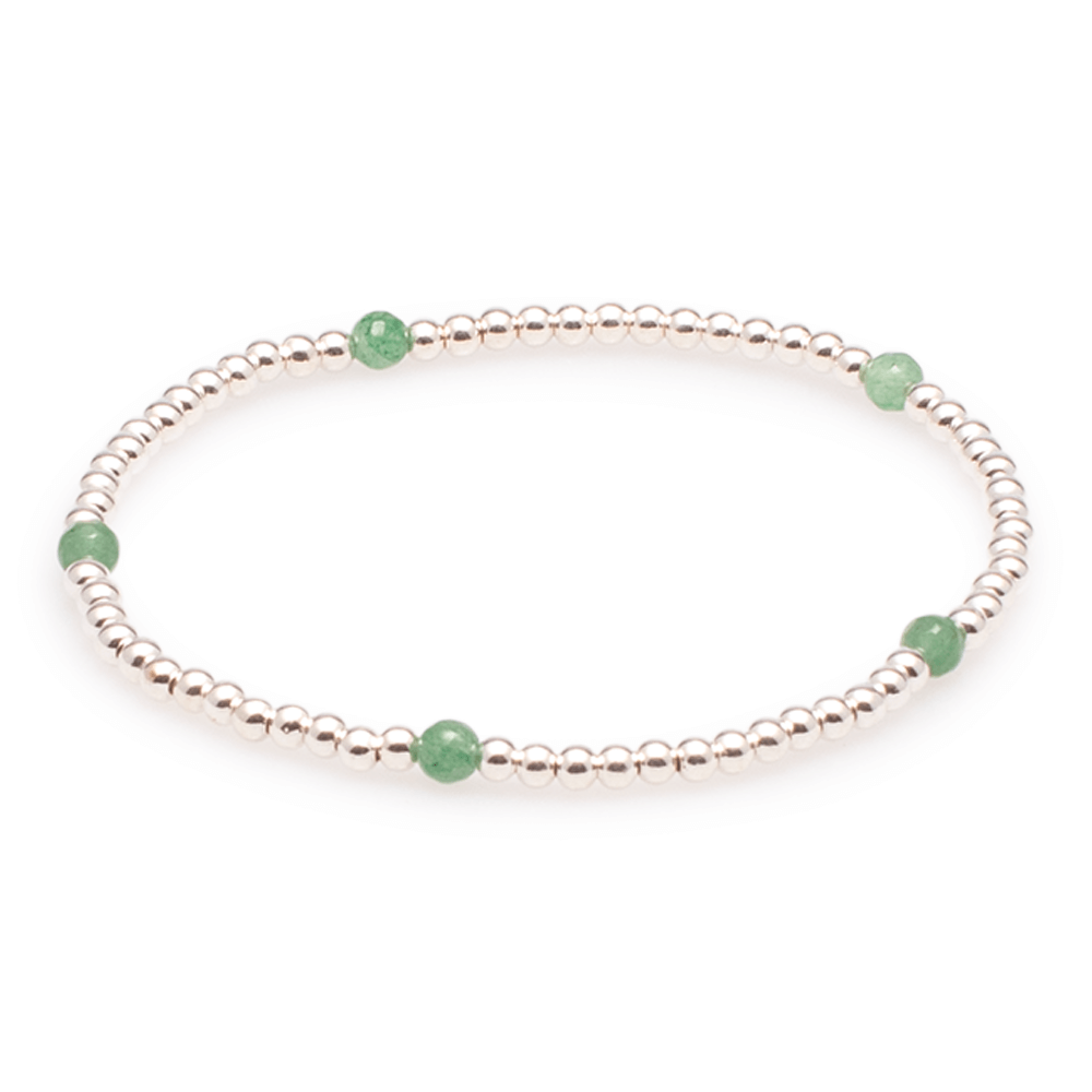 Armband Silber mit Aventurin #195