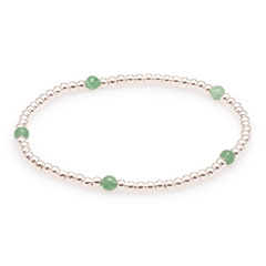 Armband Silber mit Aventurin