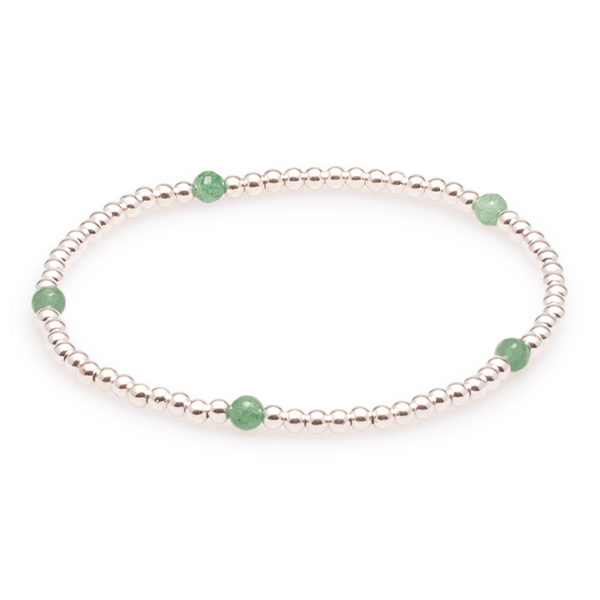 Armband Silber mit Aventurin #195
