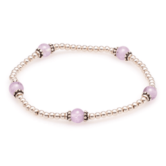 Armband Silber mit Amethyst