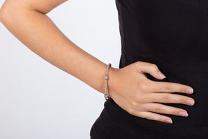 Armband Silber mit Amethyst #196