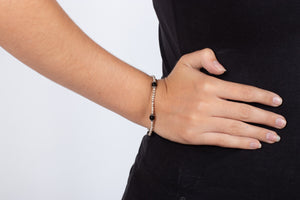 Armband Silber mit Onyx #197