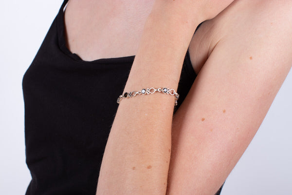 Armband Rauchquarz & Silber #219