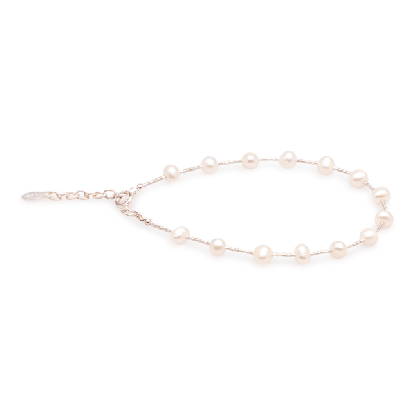 Armband Perlen mit Silber #284