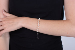 Armband Perlen mit Silber #284