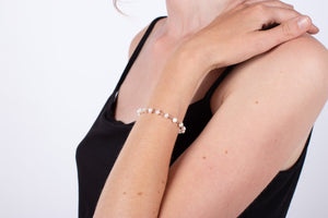 Armband Perlen mit Silber #284
