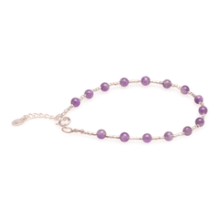 Armband Amethyst mit Silber