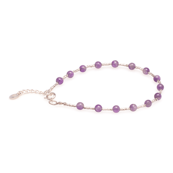 Armband Amethyst mit Silber #286