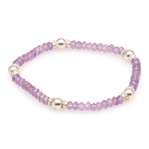 Armband Amethyst mit Silber #287