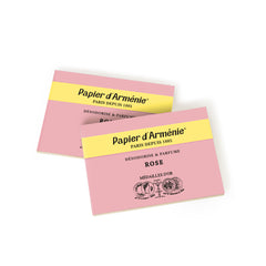 Räucherpapier Rose - Papier d’Arménie (2 Heftchen)
