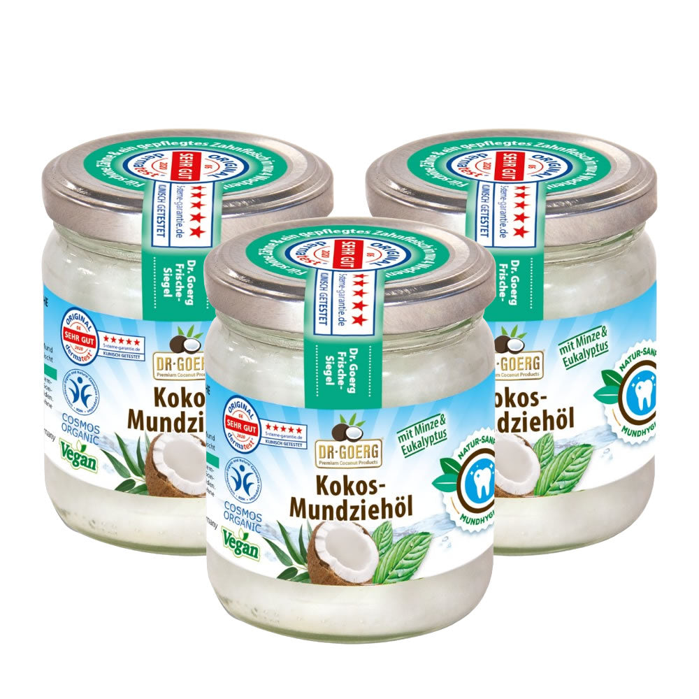 Kokos-Mundziehöl (3 x 180 ml)