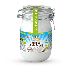 Premium Bio-Kokosöl 1000 ml (im Bügelglas)