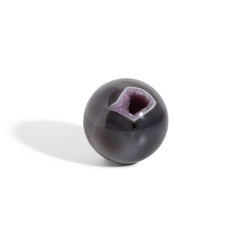 Amethyst in Achat Kugel