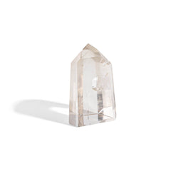 Bergkristall Phantomquarz Spitze (H: 9 cm)