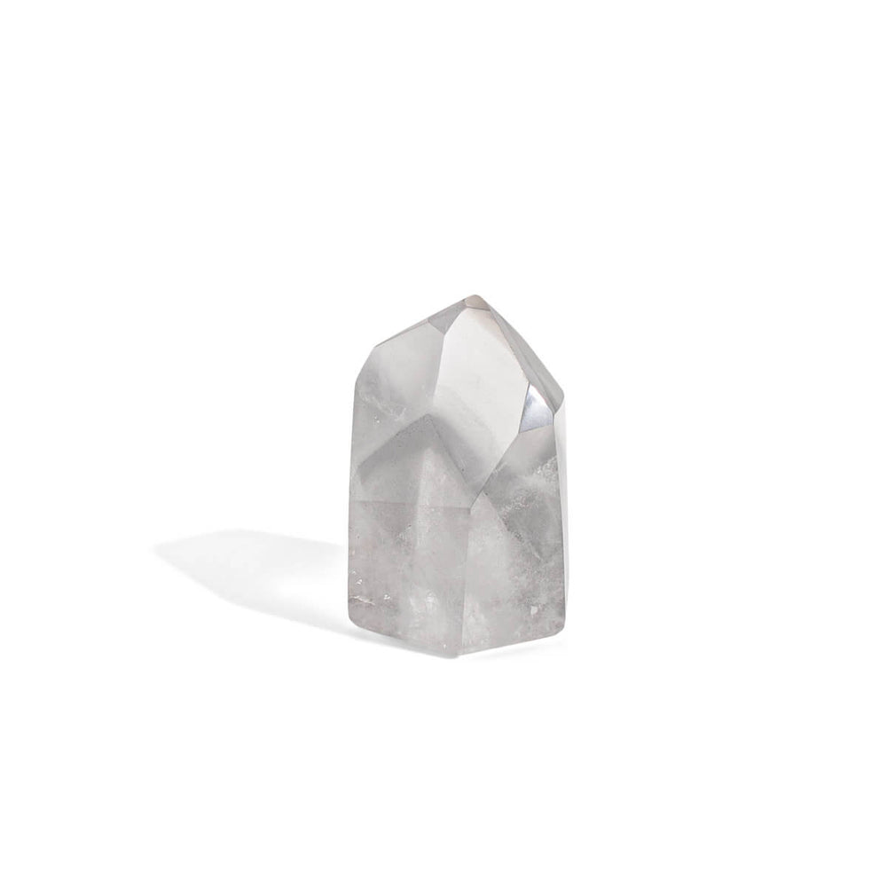 Bergkristall Phantomquarz Spitze (H: 6 cm)