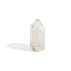 Bergkristall Phantomquarz Spitze (H: 7,5 cm)