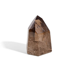 Rauchquarz Spitze (H: 16 cm)