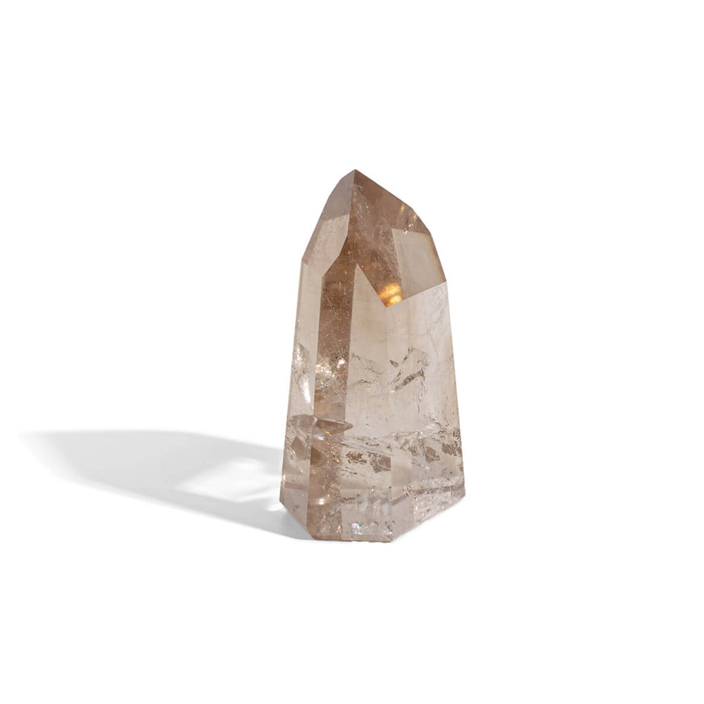 Rauchquarz Spitze (H: 12,5 cm)