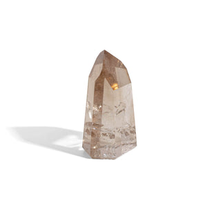Rauchquarz Spitze (H: 12,5 cm)