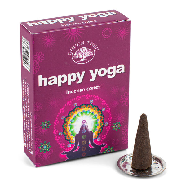 Happy Yoga Räucherkegel - Green Tree