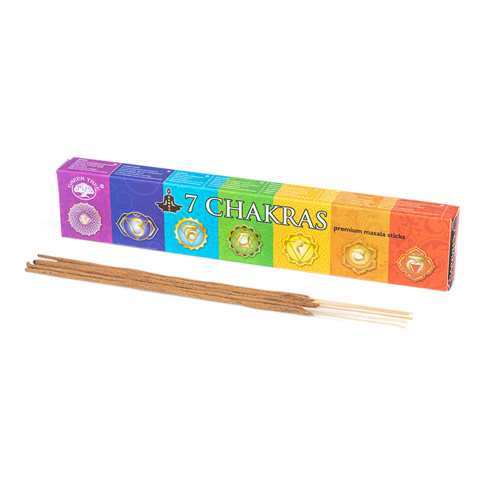 7 Chakras Räucherstäbchen - Green Tree
